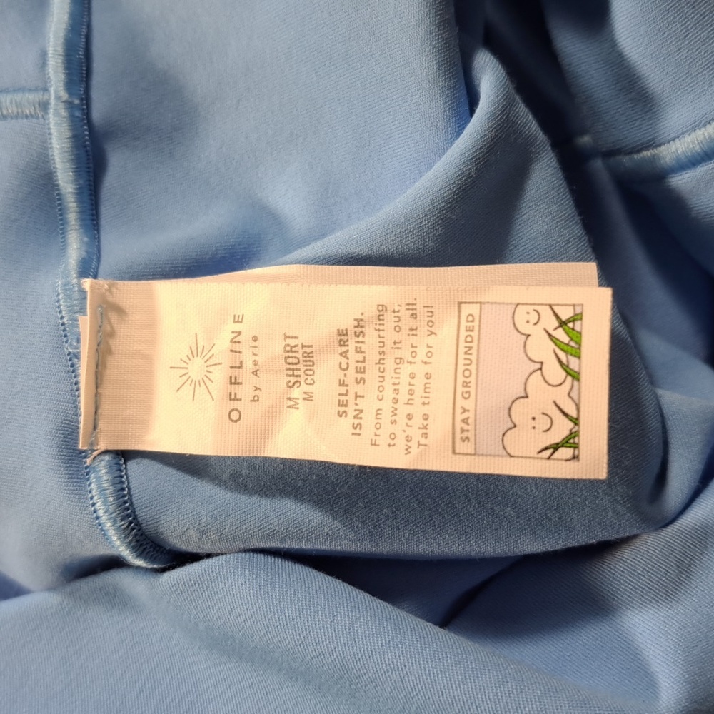 OFFLINE By Aerie Real Me XTRA High Waisted 7/8 Light Blue Leggings NWOT L - Picture 4 of 13
